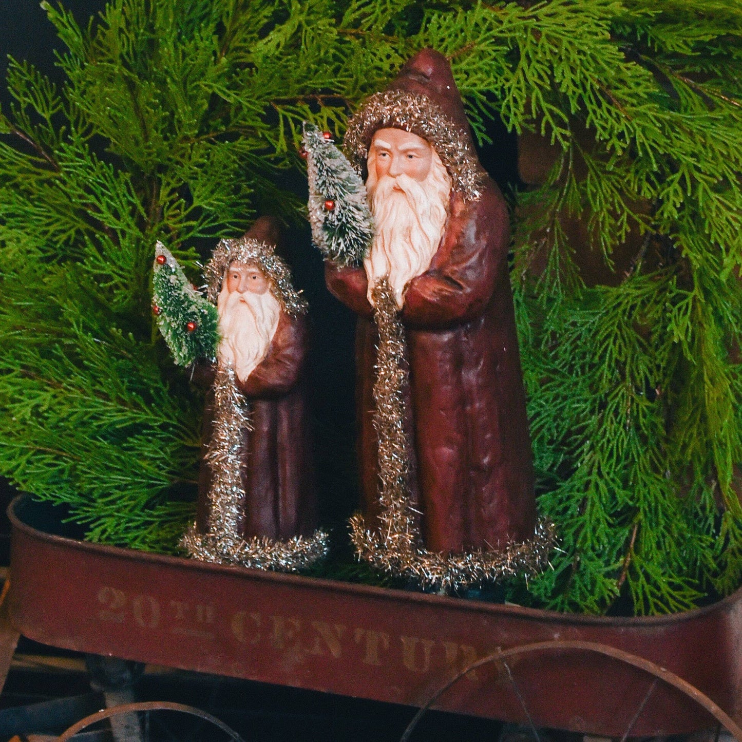 14" Vintage Red Belsnickel