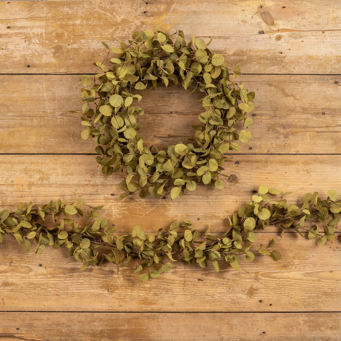 18" Green Eucalyptus Wreath