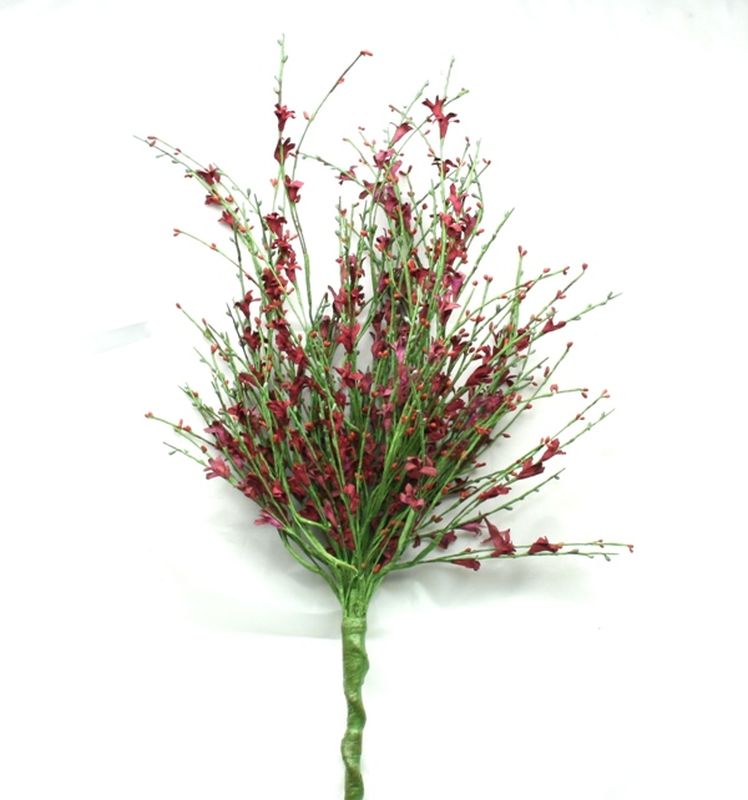 20" Fuchsia Forsythia Bouquet