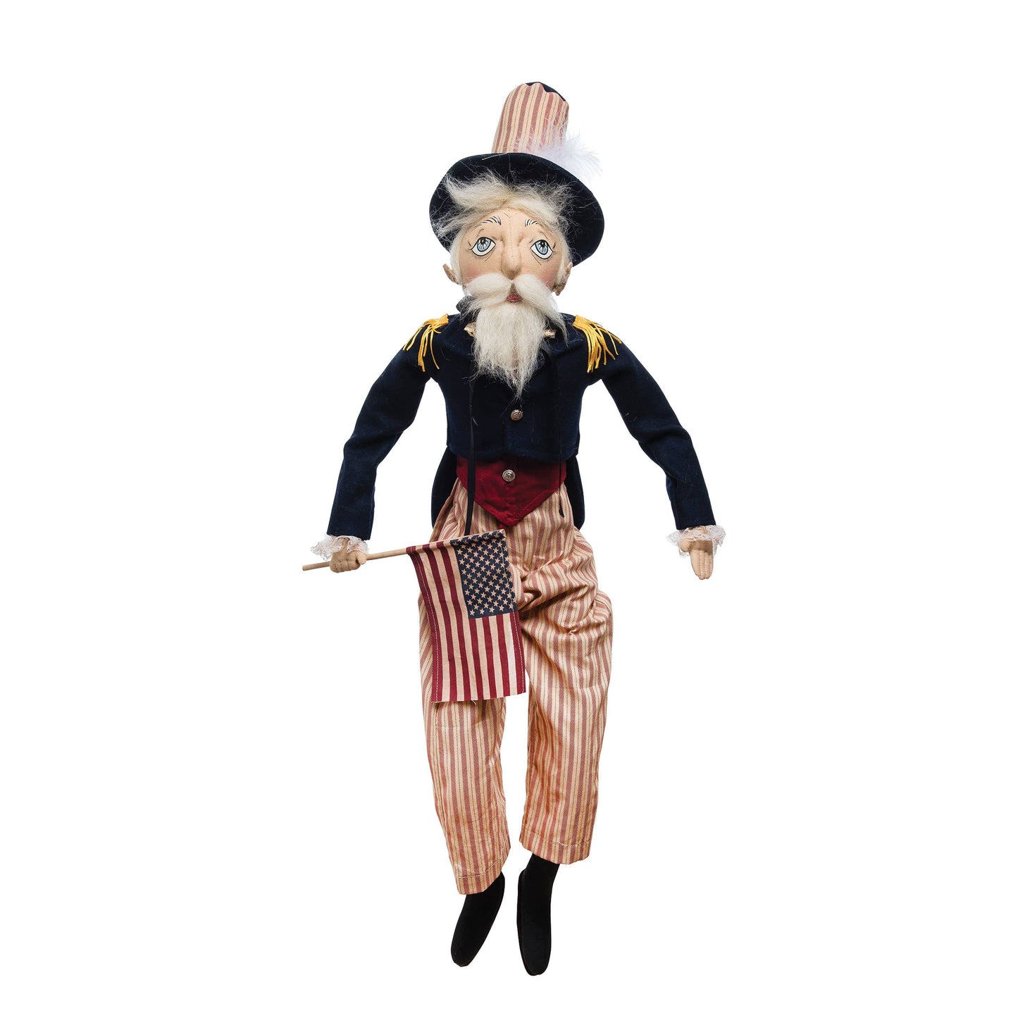 Uncle Sam Gathered Traditions Art Doll