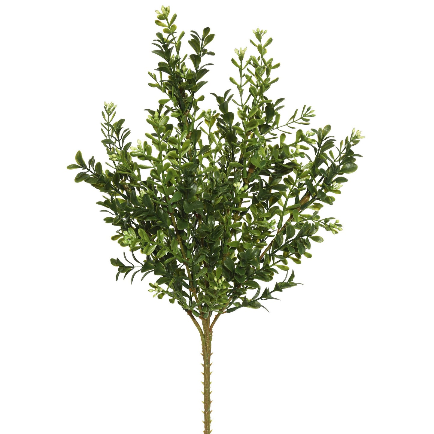 18" Artificial Green Boxwood Bush