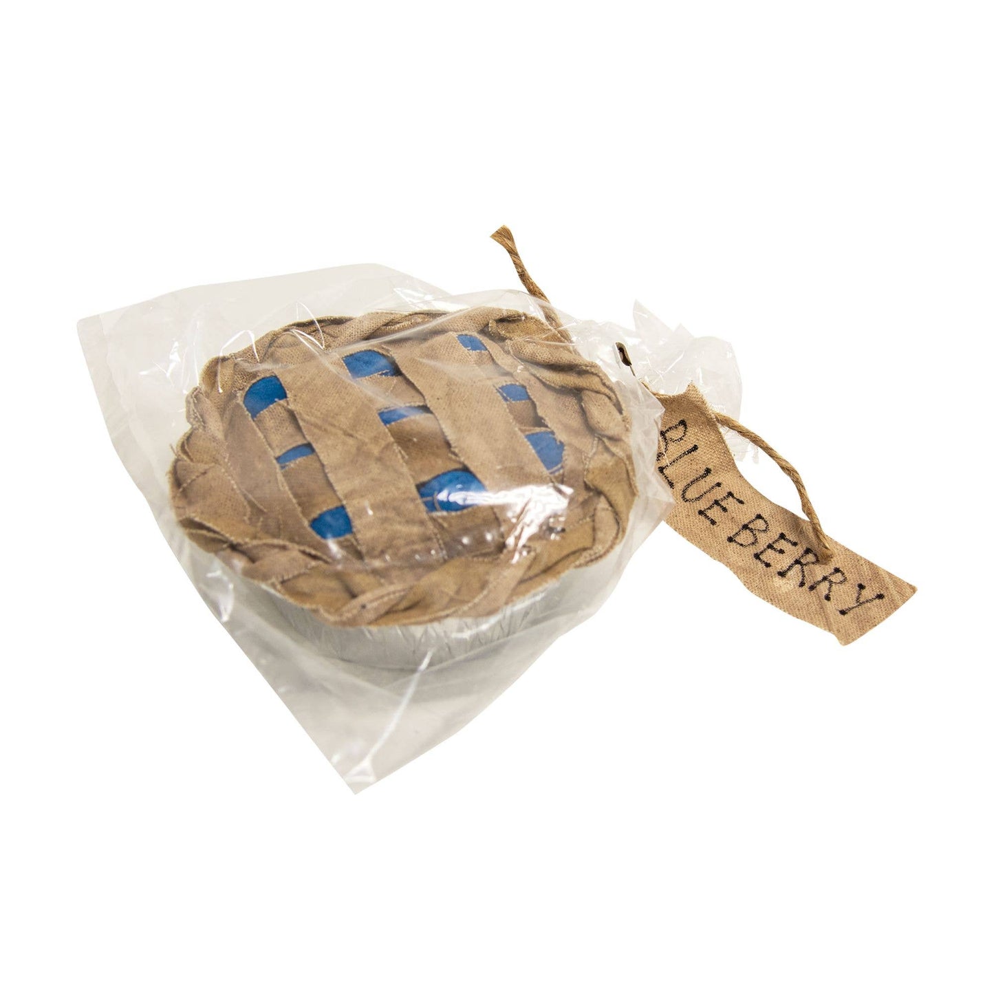 Fabric Mini Blueberry Pie Decorative Tabletop Object