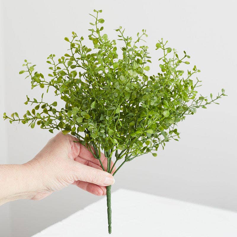 12" Weatherproof Peppergrass Greenery Bush