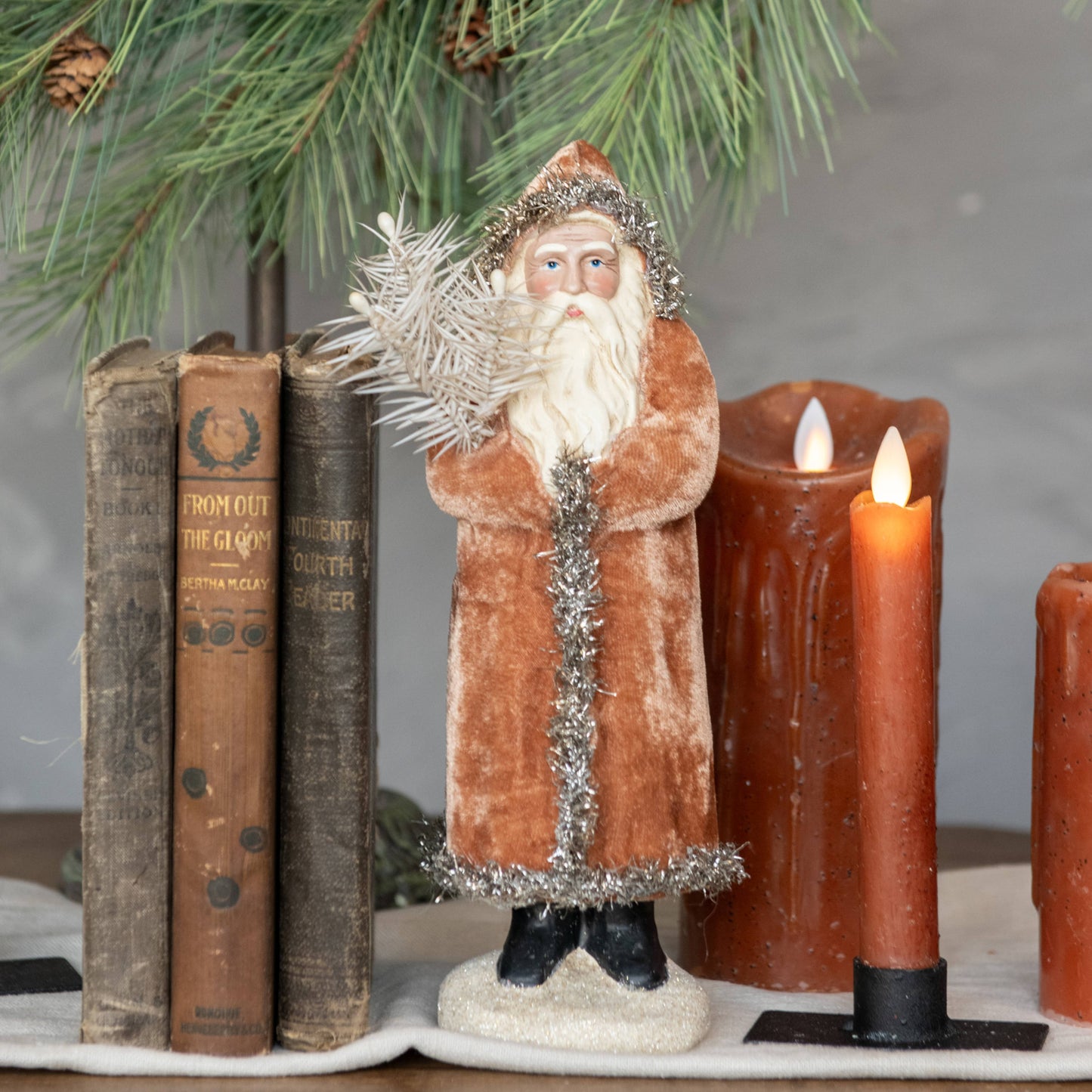 10" Ginger and Silver Belsnickel