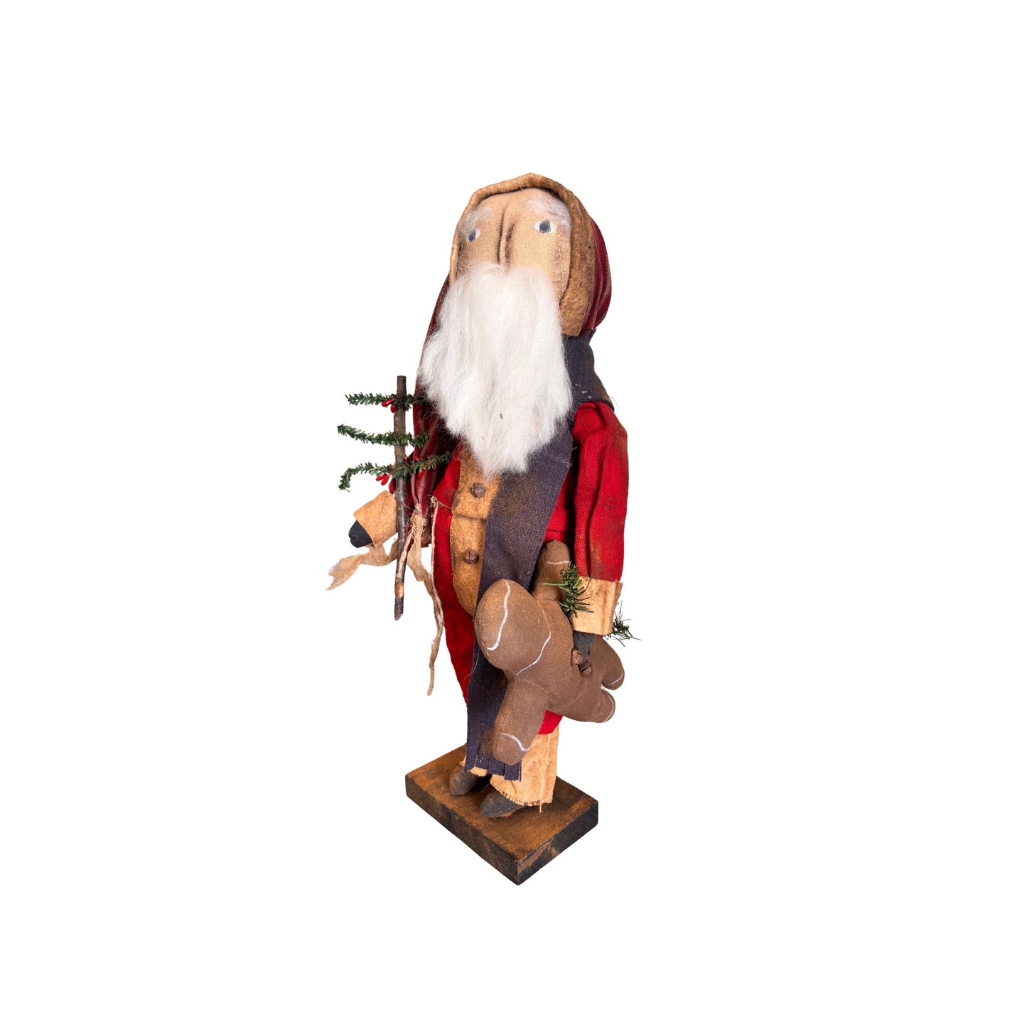 21" Primitive Santa crafted by "Dawn's Attic Treasures"