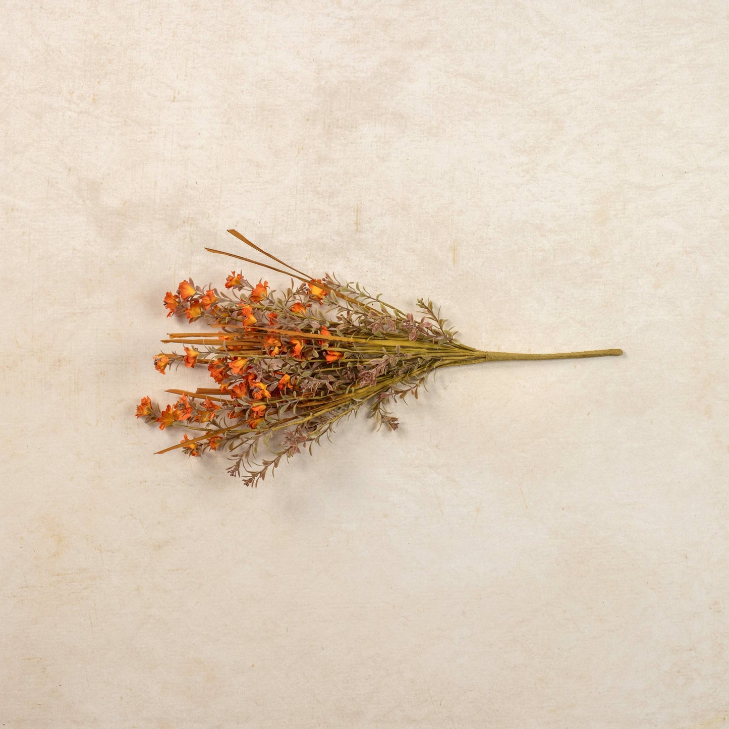 20" Orange Wildflower and Grass Bush