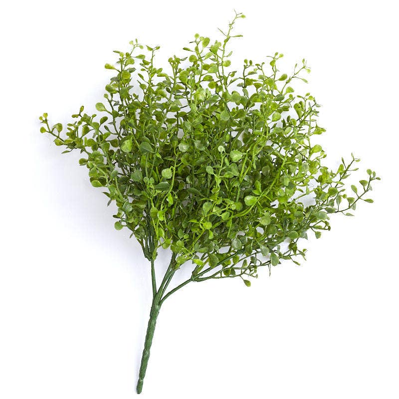 12" Weatherproof Peppergrass Greenery Bush
