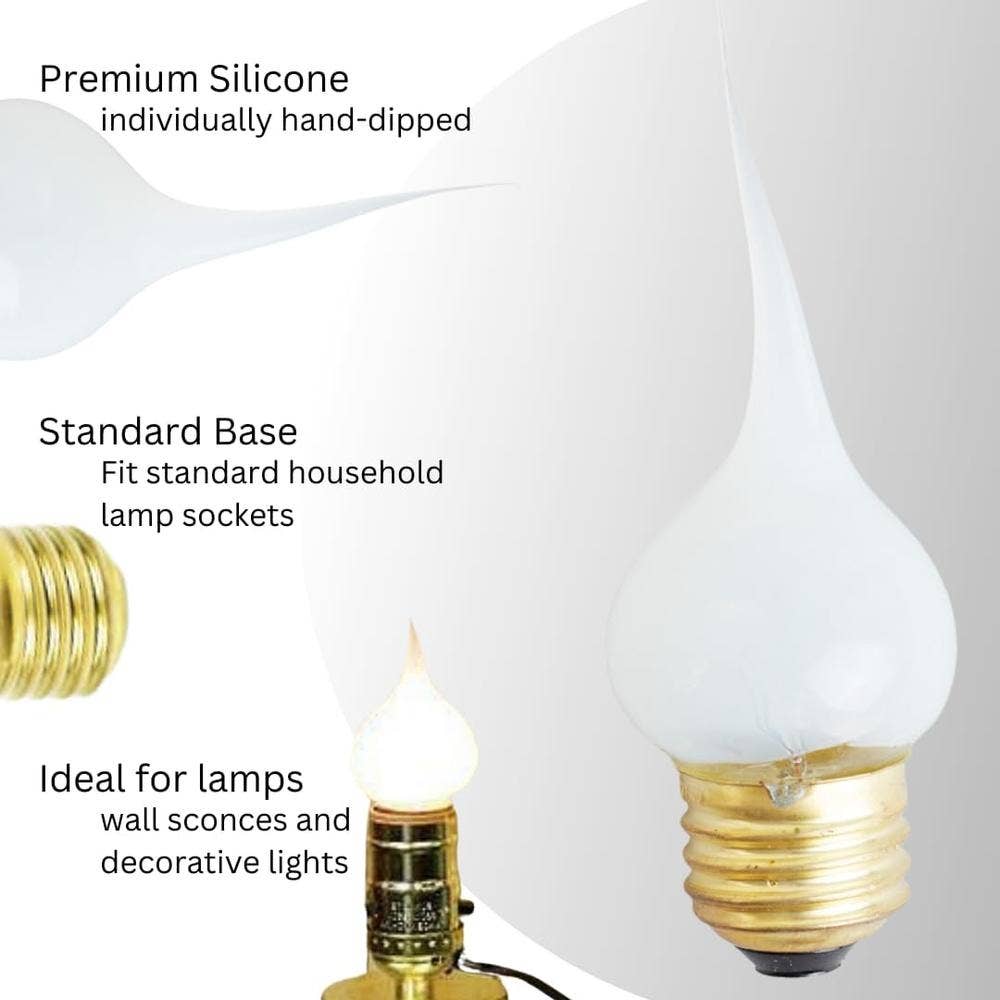 Silicone Dipped Standard Flame Bulb