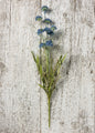 Pom Mix Blue Floral Pick