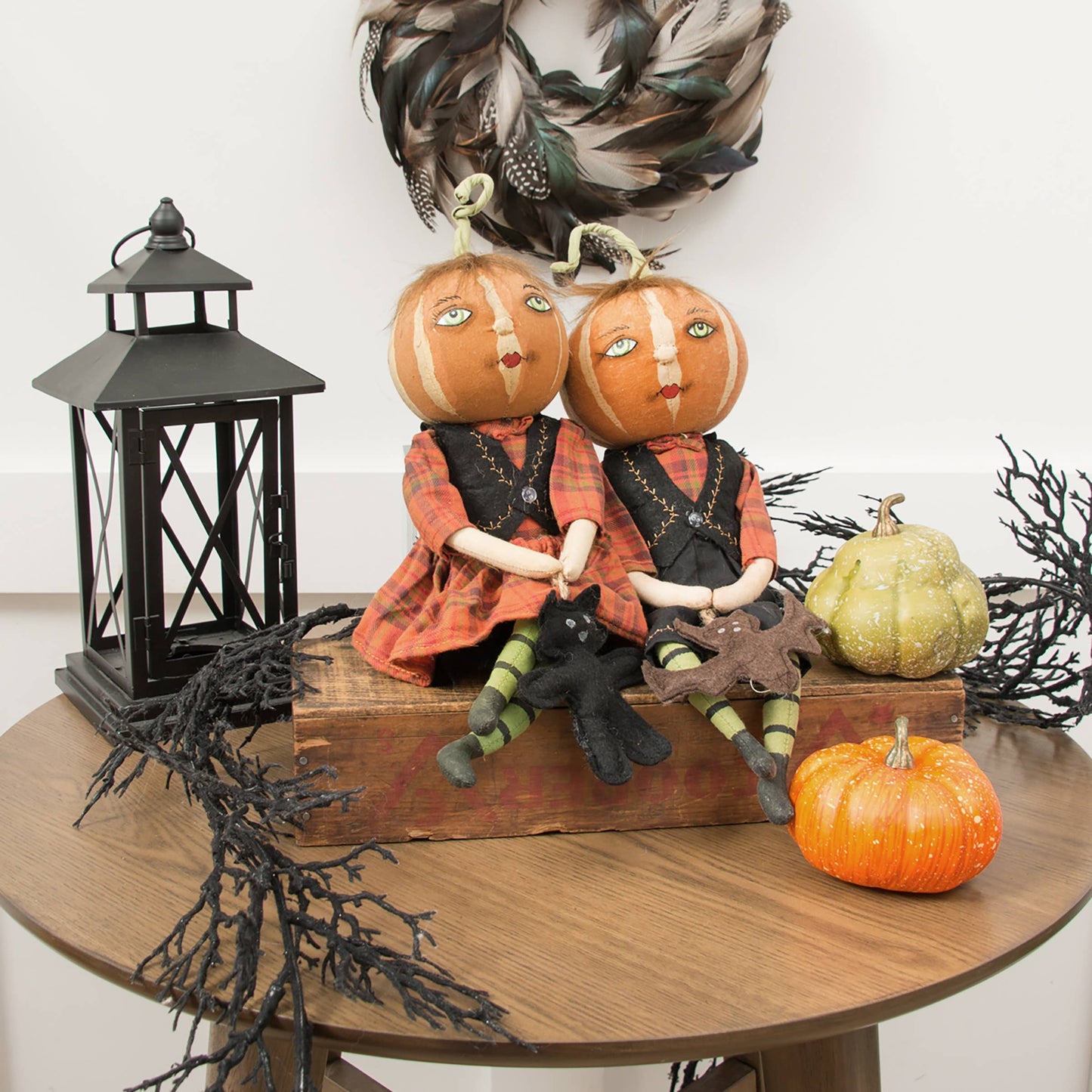 Nelly Pumpkin Gathered Traditions Art Doll