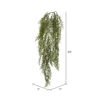34" Green Dill Leaf Vine