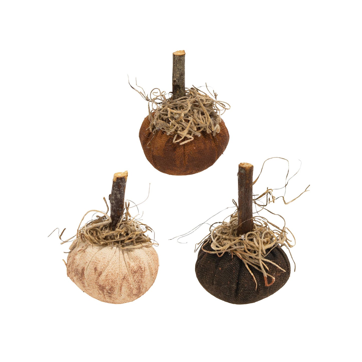 Primitive Mini Pumpkin - 3 Assorted