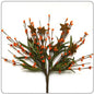 12" Orange Berry Pick W/Rusty Stars