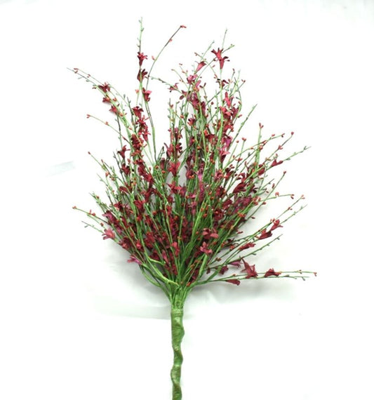 20" Fuchsia Forsythia Bouquet