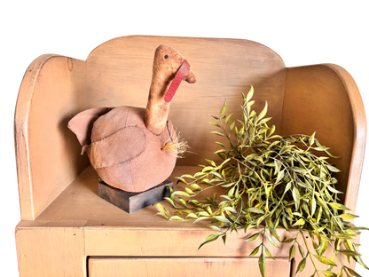 10" Small Handmade Primitive Turkey crafted by "Dawn's Attic Treasures"