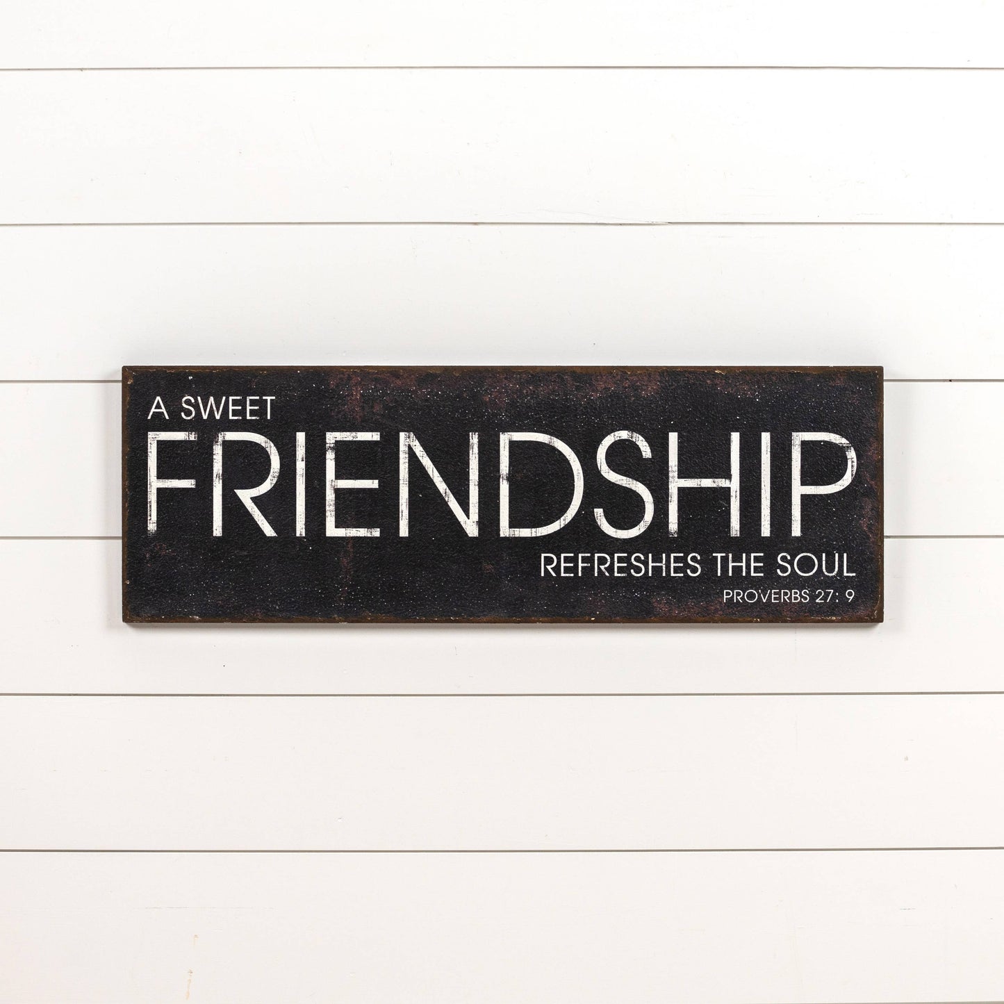32" Metal Friendship Sign