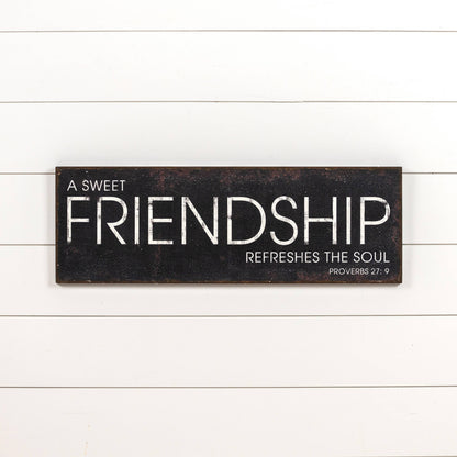 32" Metal Friendship Sign