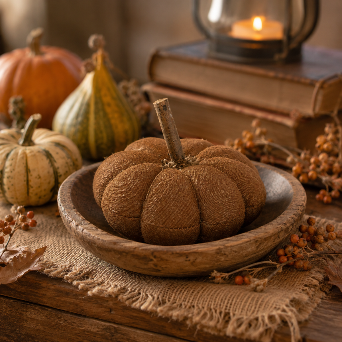 4" Primitive Pumpkin
