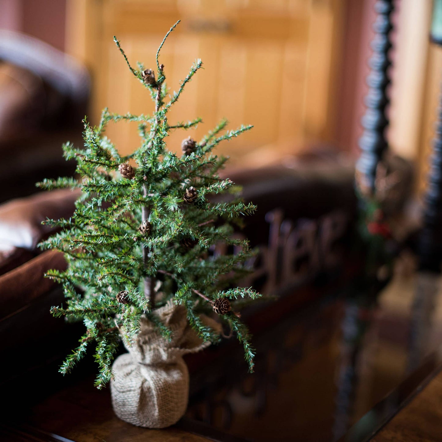 18" Carmel Pine Artificial Tree, Unlit