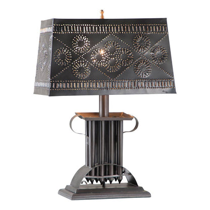 Rectangular Candle Mold Lamp with Shade