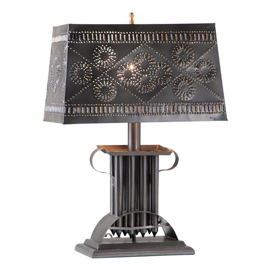 Rectangular Candle Mold Lamp with Shade