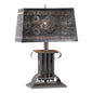 Rectangular Candle Mold Lamp with Shade