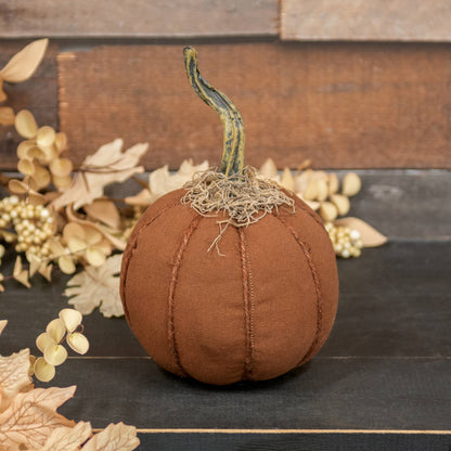 6" Primitive Round Pumpkin