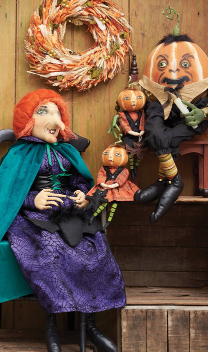 Nevin Pumpkin Gathered Traditions Art Doll