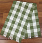 Buffalo Check Sage Table Runner 14x45
