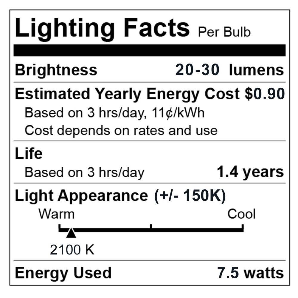 Silicone Dipped Standard Flame Bulb
