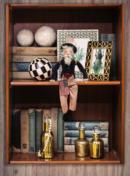 Uncle Sam Gathered Traditions Art Doll