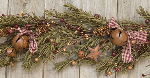 3' Rustic Pine Garland