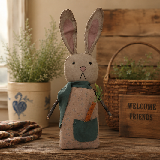 Floral Bunny Doll