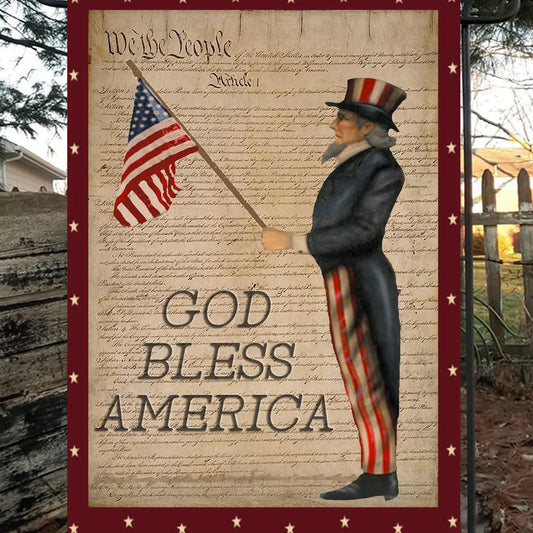 We The People Garden Flag