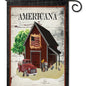 Americana Barn Garden Flag