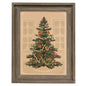 Vintage Framed Christmas Tree