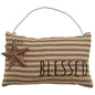 "Blessed" Primitive Pillow Ornament