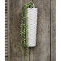 18" Whitewashed Long John Wall Basket