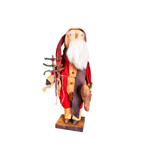 21" Primitive Santa crafted by "Dawn's Attic Treasures"