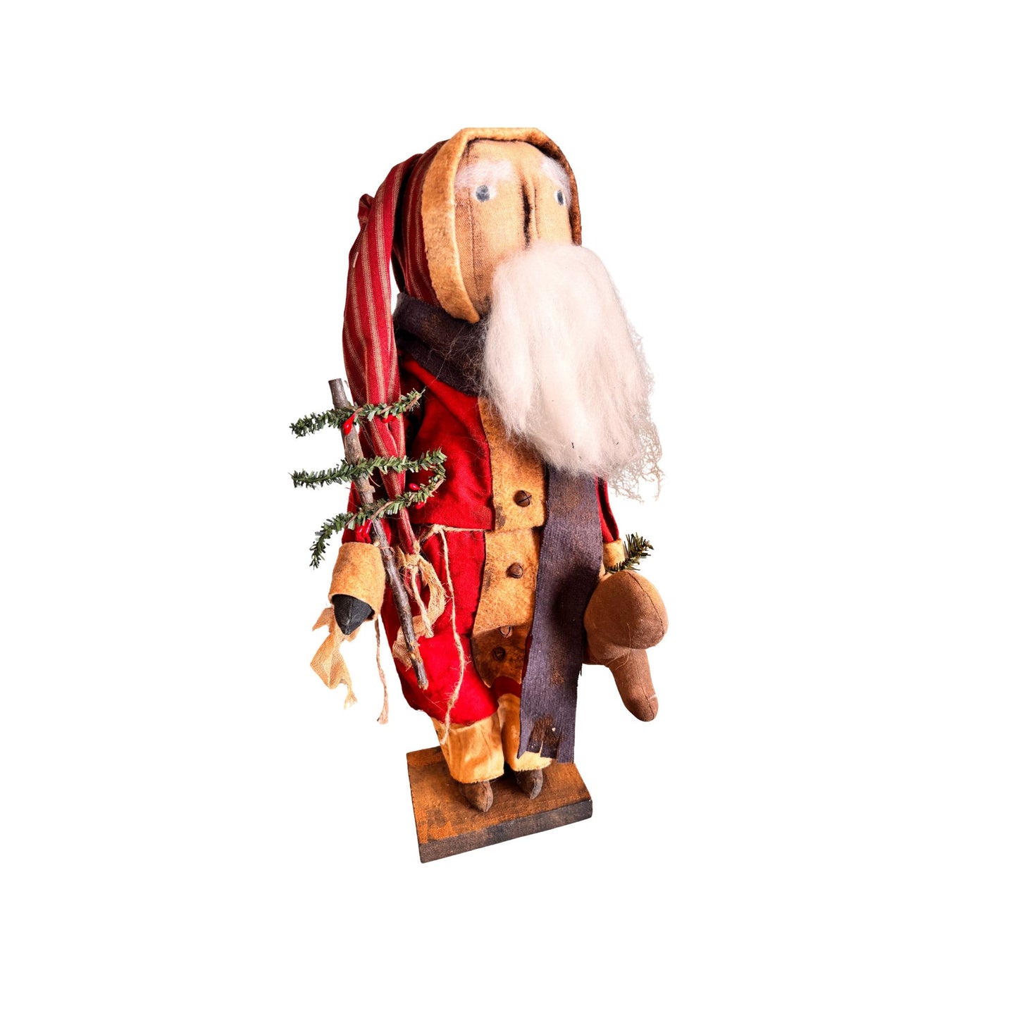 21" Primitive Santa crafted by "Dawn's Attic Treasures"