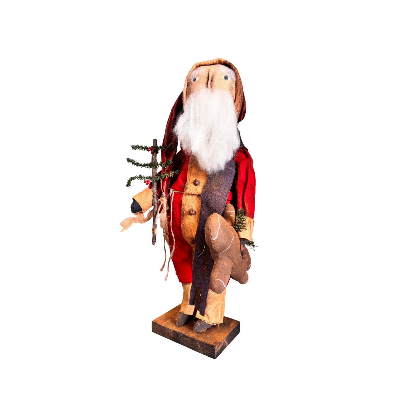 21" Primitive Santa crafted by "Dawn's Attic Treasures"