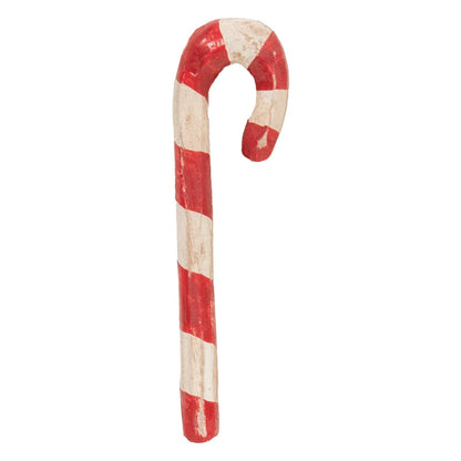 Set of 12 Distressed Candy Canes