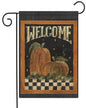 Welcome Pumpkins Primitive Garden Flag