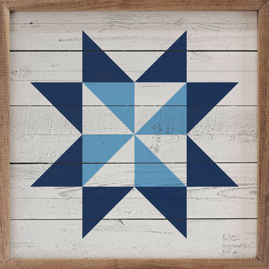 16"x16" Drake Quilt - Framed