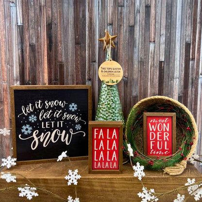 6X4 Fa La La Wall Accent Sign