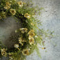 22" Yellow Wildflower Wreath