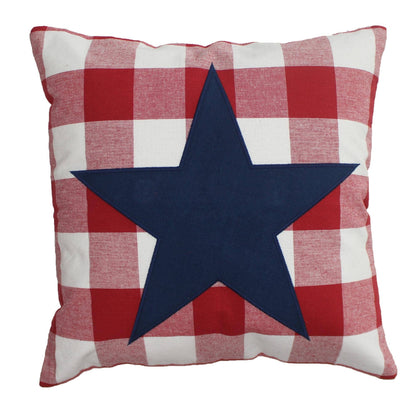 14" Americana Star Throw Pillow