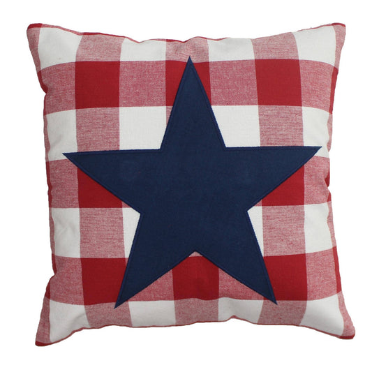 14" Americana Star Throw Pillow