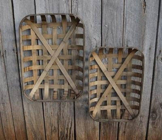 Replica Hanging Tobacco Baskets (Set of 2)