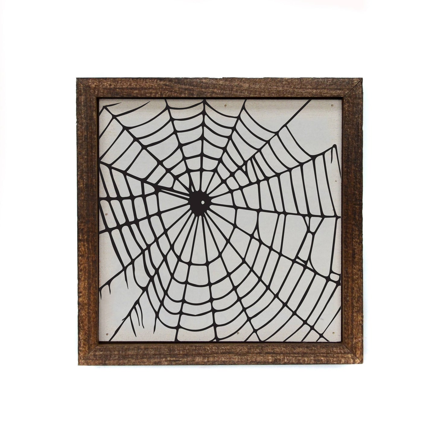 Spider Web Halloween Sign